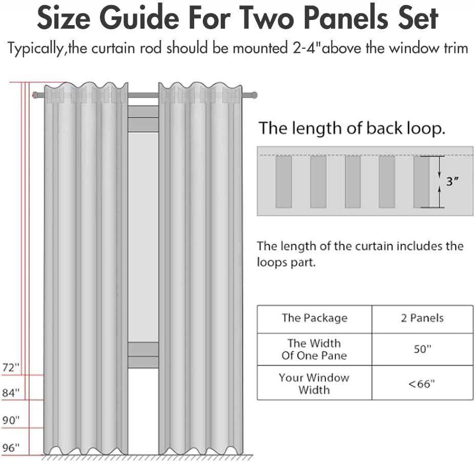 imageMIULEE 100 Blackout Curtains 90 inches Long Linen Curtains for Bedroom Black Out Window Treatments Thermal Insulated Room Darkening Drapes Back Tab Rod Pocket Emerald Green Christmas Decor 2 PanelsSlate Blue