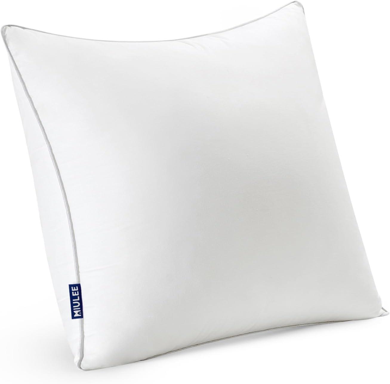 imageMIULEE 18 x 18 Pillow Inserts Set of 2 Decorative Throw Pillows for Couch Sofa with 100 Cotton Covers1