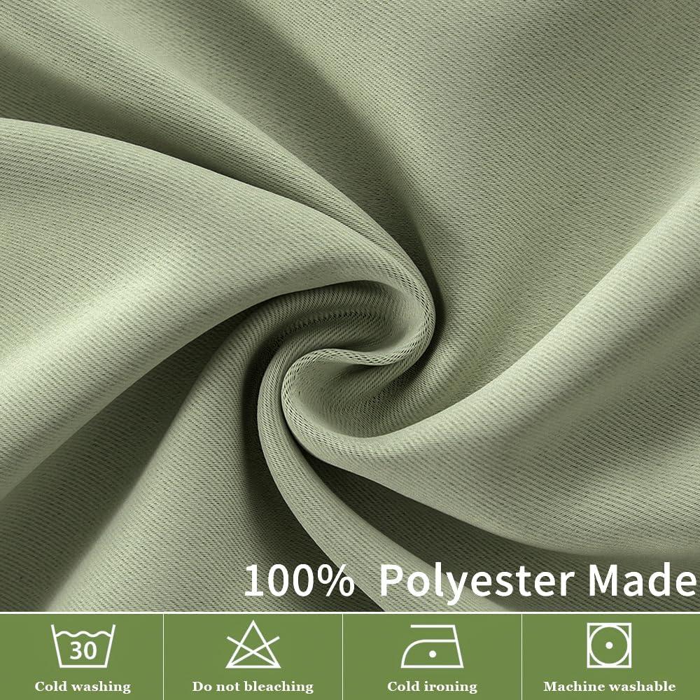 imageMIULEE Christmas Blackout Window Valance for Bedroom Kitchen Bathroom Living Room Darkening Rod Pocket Curtain Valance Thermal Insulated Window Treatment 1 Panel 52 x 18 Inches Hunter GreenSage Green