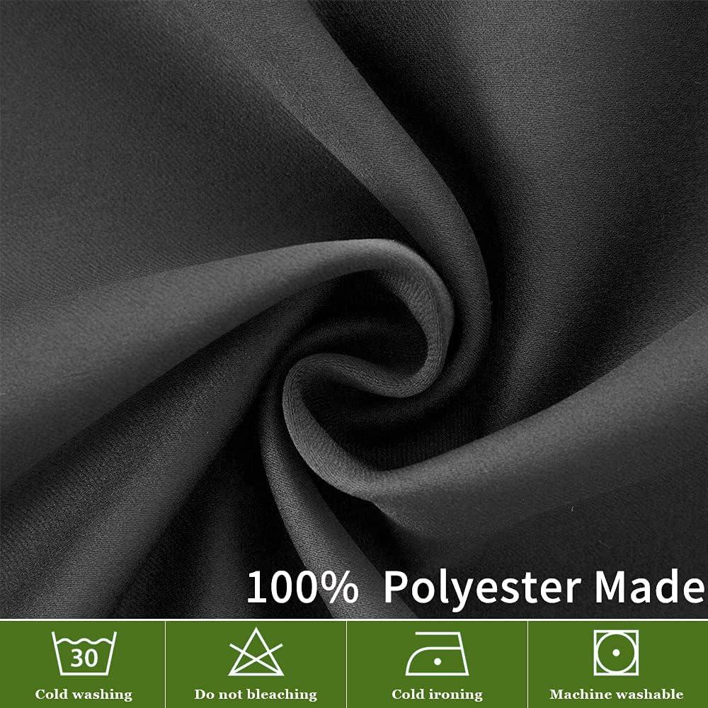 imageMIULEE Christmas Blackout Window Valance for Bedroom Kitchen Bathroom Living Room Darkening Rod Pocket Curtain Valance Thermal Insulated Window Treatment 1 Panel 52 x 18 Inches Hunter GreenBlack
