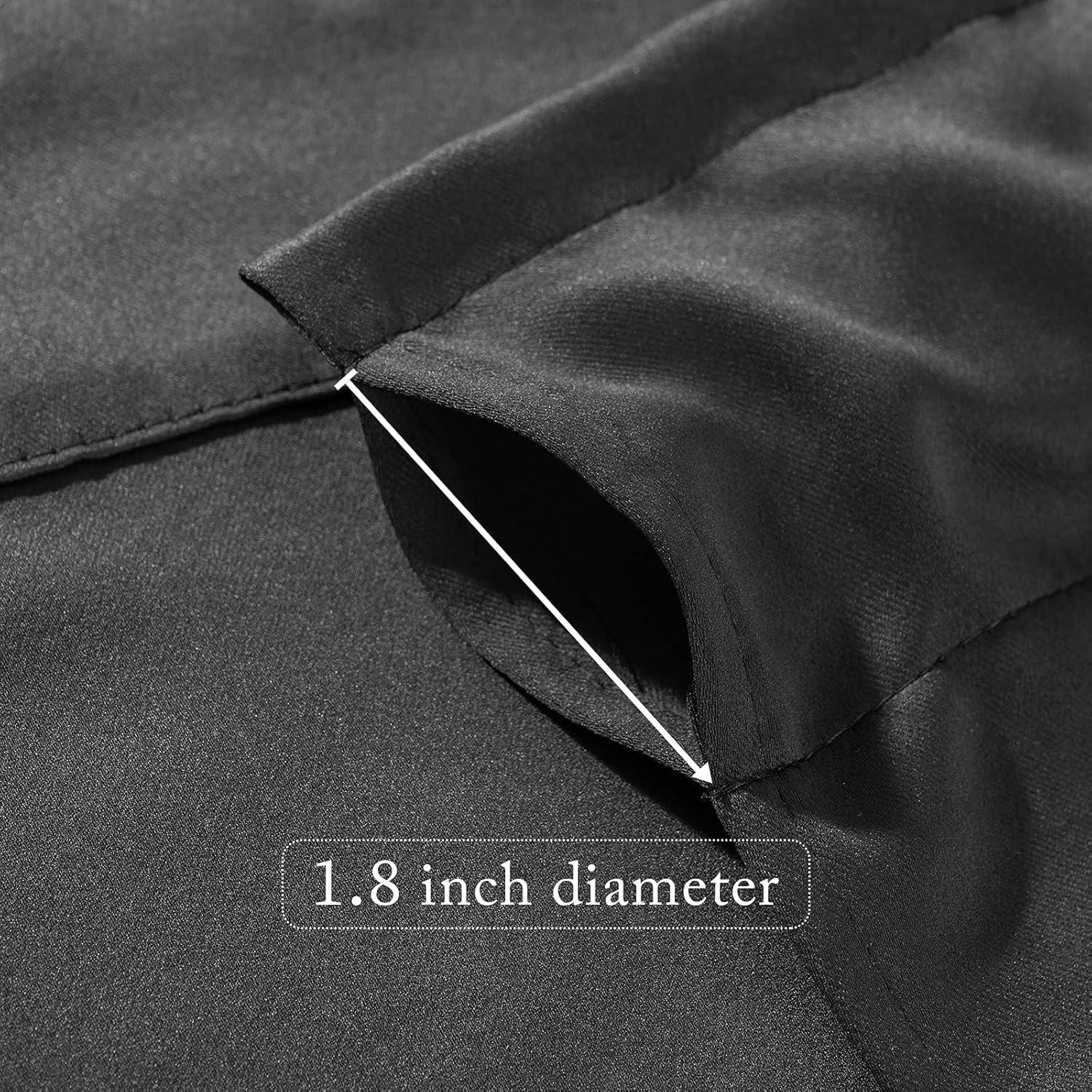 imageMIULEE Christmas Blackout Window Valance for Bedroom Kitchen Bathroom Living Room Darkening Rod Pocket Curtain Valance Thermal Insulated Window Treatment 1 Panel 52 x 18 Inches Hunter GreenBlack