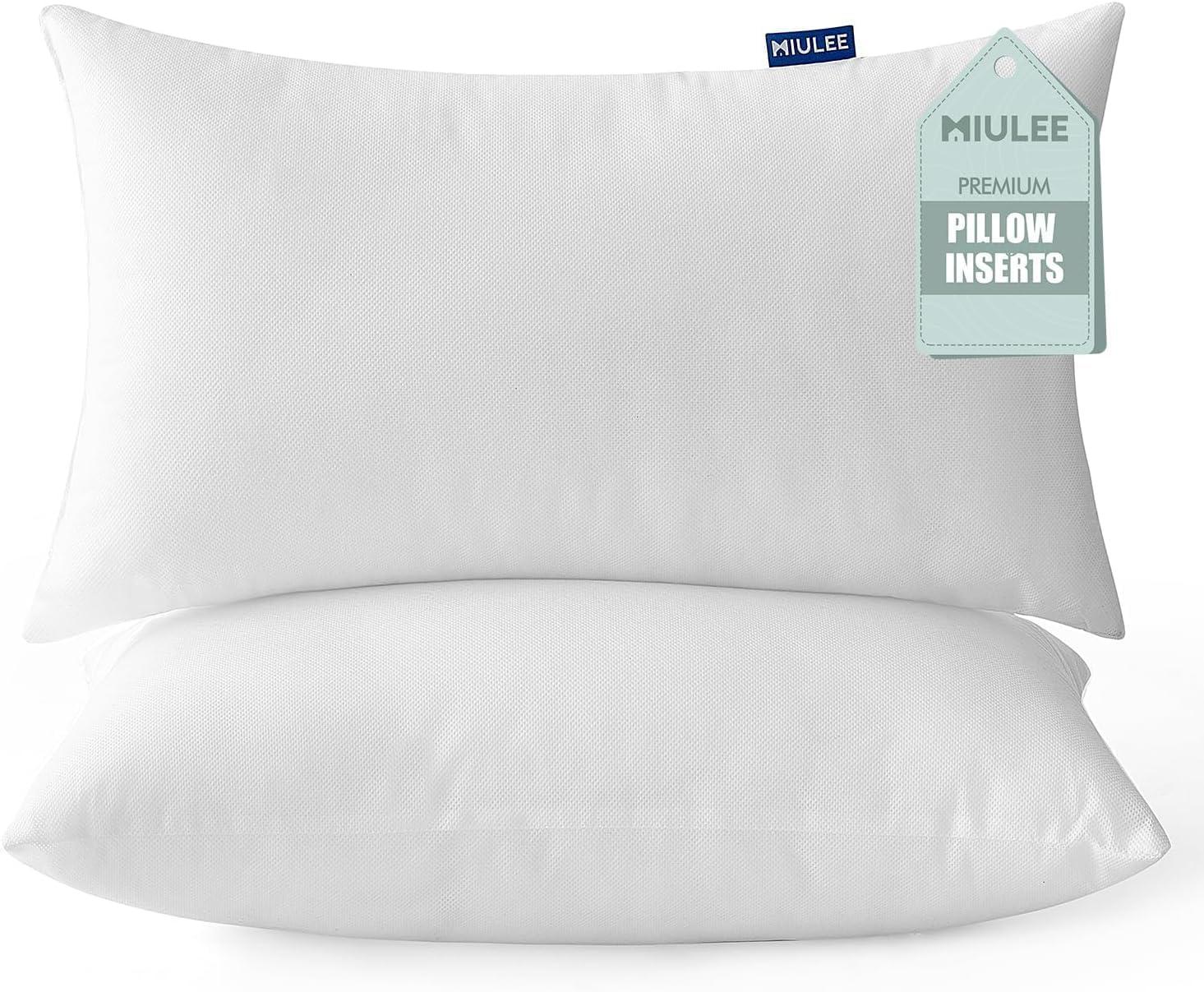 imageMIULEE Pillow Insert 16x16 Inch Decorative Square Throw Pillow Inserts Premium Fluffy Pillow Forms Sham Stuffer for Sofa Couch Living Room2