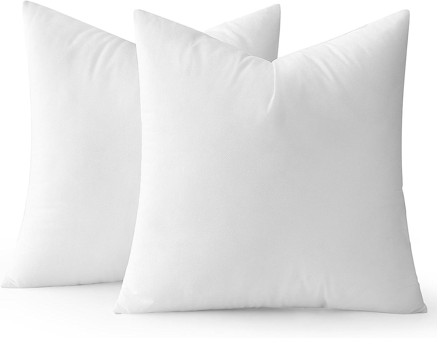 imageMIULEE Set of 2 Throw Pillow Inserts Premium Pillow Stuffer Rectangle Form for Decorative Cushion Bed Couch Sofa 12x20 InchPolyester