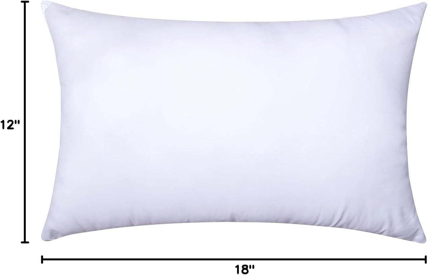 imageMIULEE Throw Pillow Insert Premium Pillow Stuffer Sham Rectangle for Decorative Cushion Bed Couch Sofa 12x20 Inch1