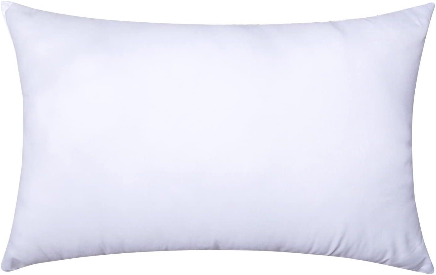 imageMIULEE Throw Pillow Insert Premium Pillow Stuffer Sham Rectangle for Decorative Cushion Bed Couch Sofa 12x20 Inch1