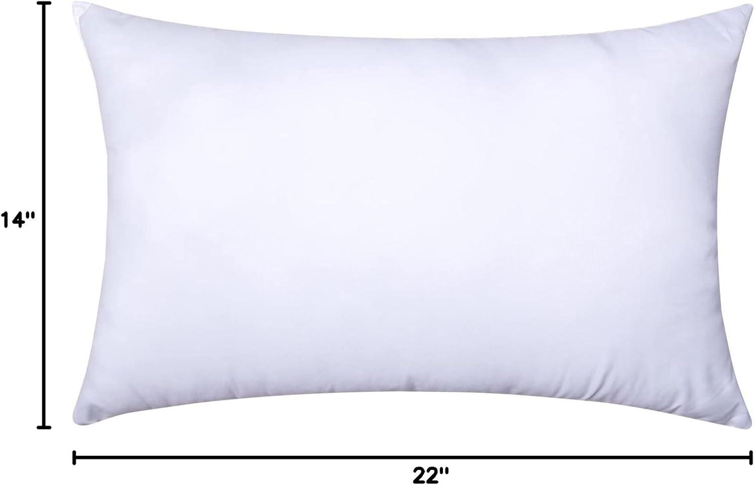 imageMIULEE Throw Pillow Insert Premium Pillow Stuffer Sham Rectangle for Decorative Cushion Bed Couch Sofa 12x20 Inch1