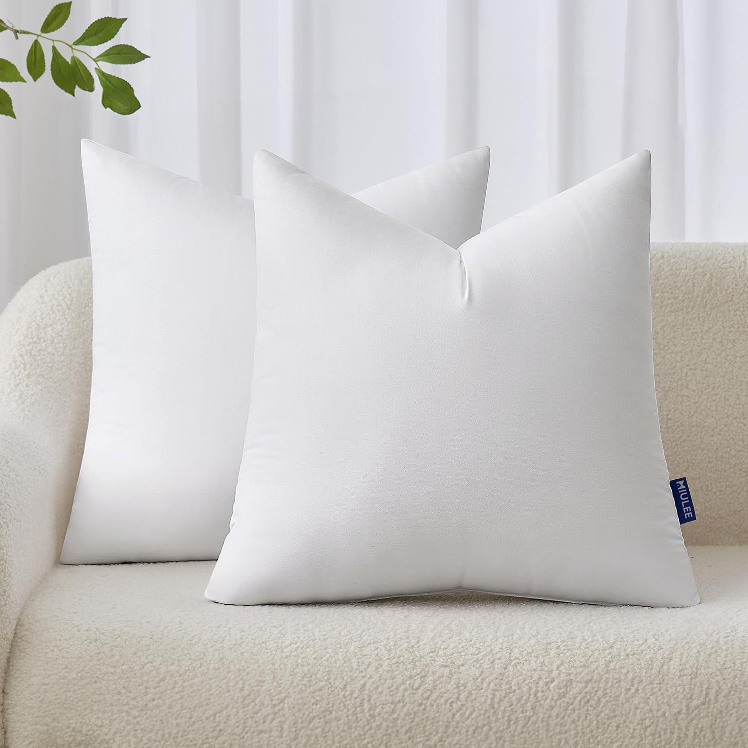 imageMIULEE Throw Pillow Insert Premium Pillow Stuffer Sham Rectangle for Decorative Cushion Bed Couch Sofa 12x20 Inch2