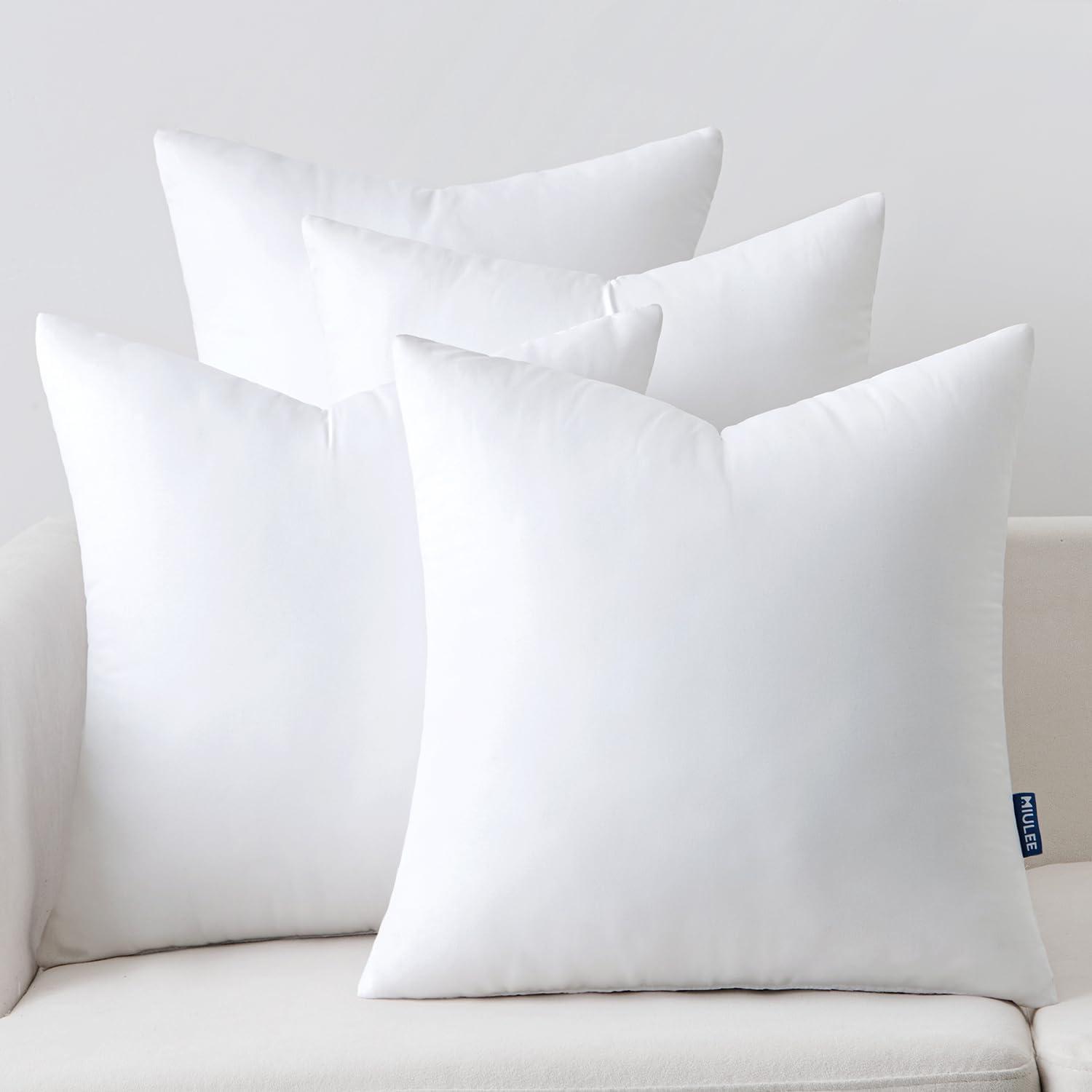 imageMIULEE Throw Pillow Insert Premium Pillow Stuffer Sham Rectangle for Decorative Cushion Bed Couch Sofa 12x20 Inch4