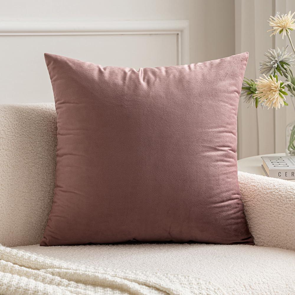imageMIULEE Velvet Pillow Cover Soft Luxury Decorative Throw Pillow Cover Single Rectangle Cushion Case for Couch Sofa Bedroom Car Decor12x20 Inch Dark BlueJam