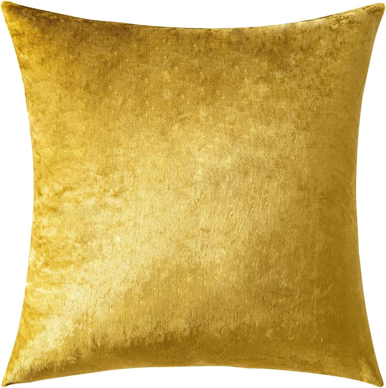 imageMIULEE Velvet Pillow Cover Soft Luxury Decorative Throw Pillow Cover Single Rectangle Cushion Case for Couch Sofa Bedroom Car Decor12x20 Inch Dark BlueGolden