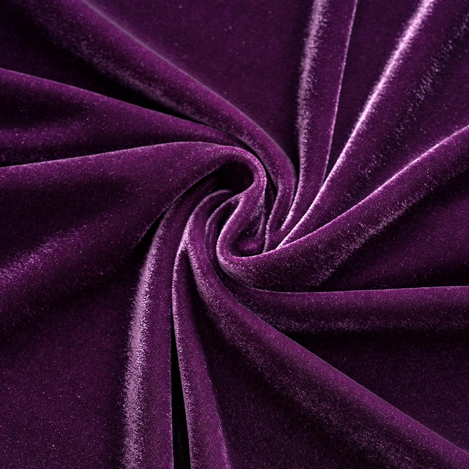 imageMIULEE Velvet Table Cloth with Decorative Ruffle Edge Luxurious Soft Washable Rectangular Tablecloth Thick WrinkleResistant Oblong Table Cover for Kitchen Dining Party Wedding 60x102 Inch Olive GreenPurple