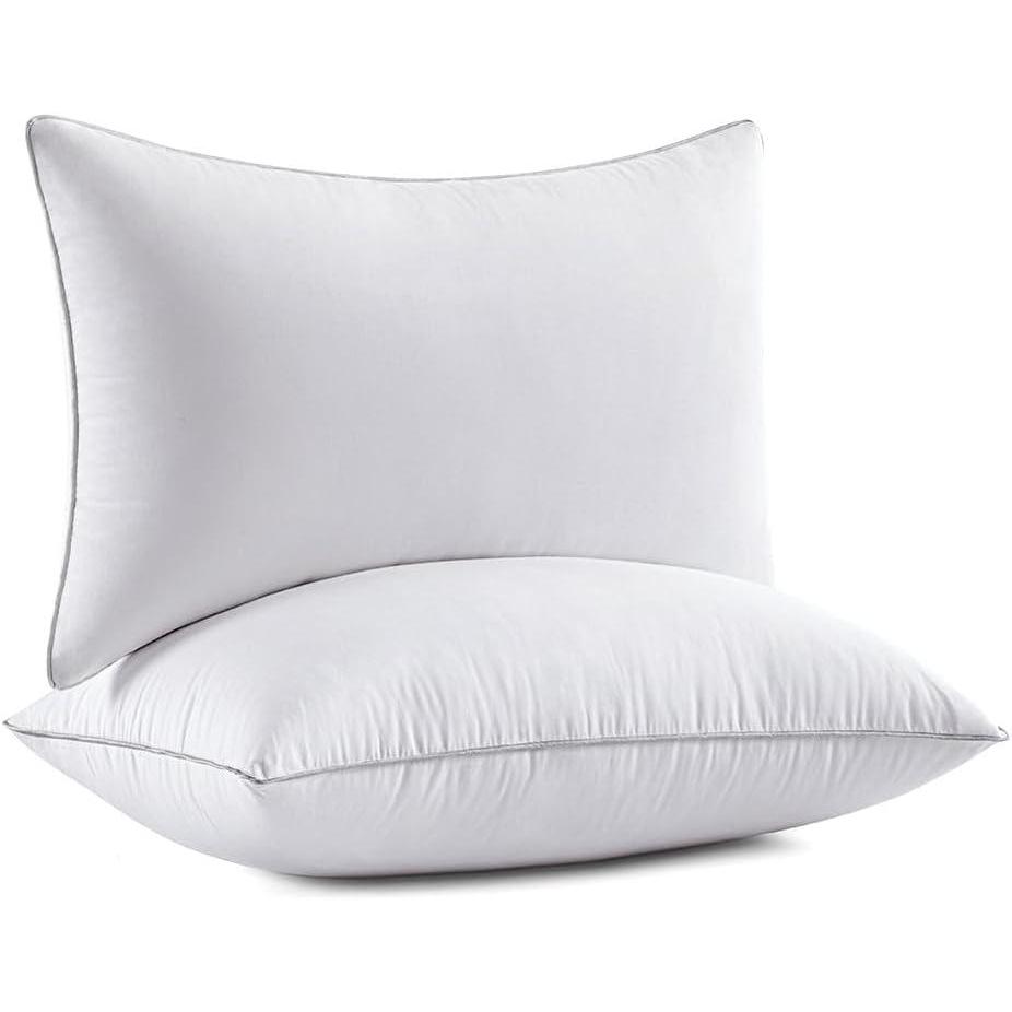 imageMIULEE 18 x 18 Pillow Inserts Set of 2 Decorative Throw Pillows for Couch Sofa with 100 Cotton Covers2