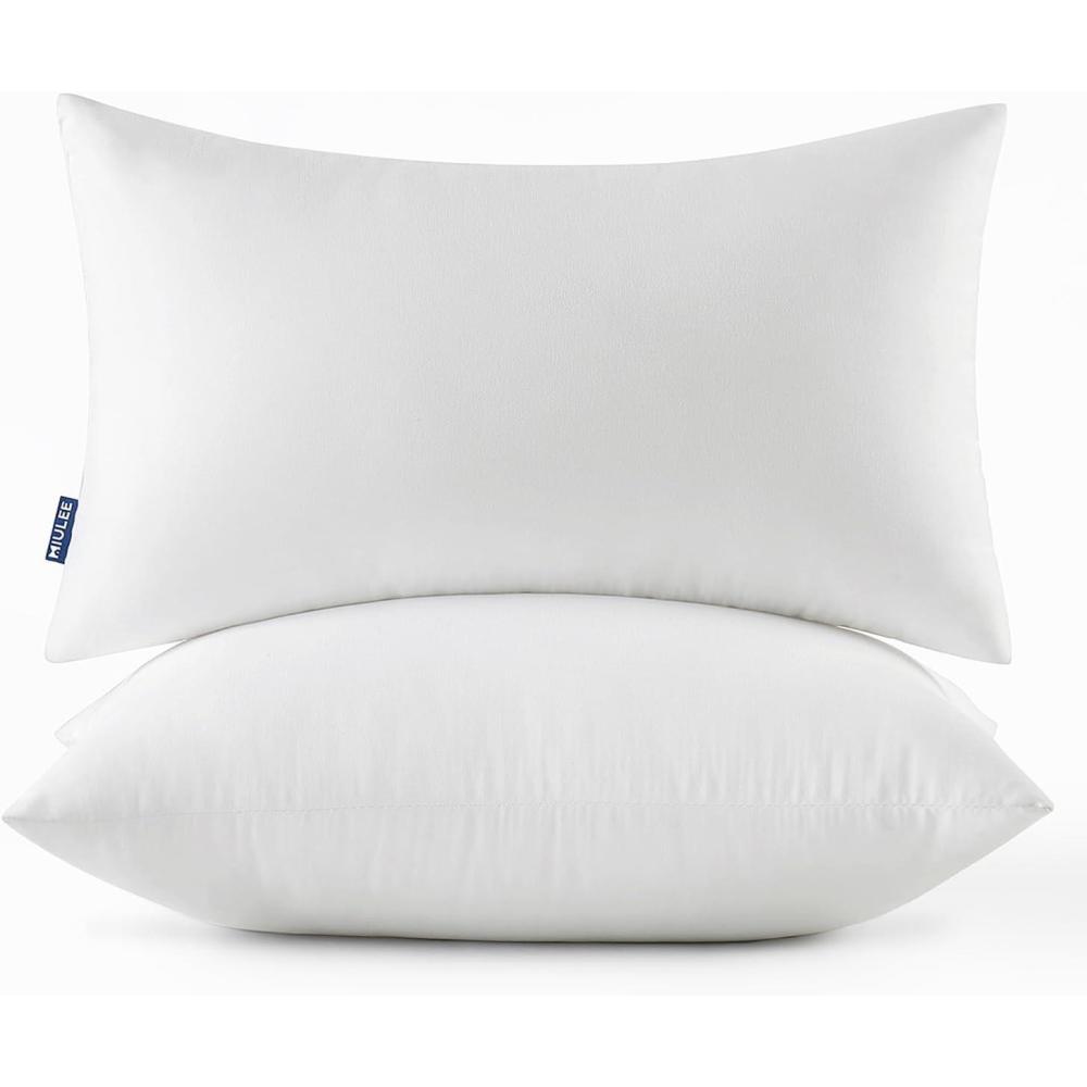 imageMIULEE Throw Pillow Insert Premium Pillow Stuffer Sham Rectangle for Decorative Cushion Bed Couch Sofa 12x20 Inch2