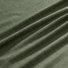 MIULEE 100% Blackout Curtains 90 Inch Long 2 Panels Set for Bedroom, Thick Luxury Faux Linen Black Out Curtain Room Darkening Back Tab Pleat Window Textured Drapes with Hooks for Living Room, Birch(Olive Green)