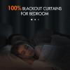 MIULEE 100% Blackout Curtains 90 inches Long, Linen Curtains for Bedroom Black Out Window Treatments Thermal Insulated Room Darkening Drapes Back Tab Rod Pocket Emerald Green Christmas Decor 2 Panels(Slate Blue)