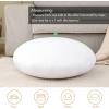 MIULEE 14 Inch Round Throw Pillows Pillow Insert, Floor Pillow Form Stuffer Sham for Decorative Cushion Bed Couch Sofa Wedding(1)