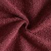 MIULEE 18×18 Inch Decorative Pillow Covers for Couch Bed Set of 2 Textured Boucle Neutral Winter Throw Pillows Orange Accent Solid Cushion Pillowcases Sofa Livingroom Home Decor(Burgundy)