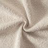 MIULEE 18×18 Inch Decorative Pillow Covers for Couch Bed Set of 2 Textured Boucle Neutral Winter Throw Pillows Orange Accent Solid Cushion Pillowcases Sofa Livingroom Home Decor(Oatmeal)