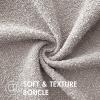 MIULEE 18×18 Inch Decorative Pillow Covers for Couch Bed Set of 2 Textured Boucle Neutral Winter Throw Pillows Orange Accent Solid Cushion Pillowcases Sofa Livingroom Home Decor(Cloud Grey)