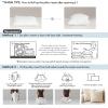 MIULEE 18×18 Pillow Inserts,Set of 2 100% Virgin Microfiber with Cotton Cover Throw Pillows for Couch Sofa and Bed(2)