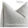 MIULEE 20×20 Inch Beige Decorative Couch Pillow Covers Set of 2 Chenille Throw Pillow Covers Farmhouse Cushion Cases with Elegant Design for Home Decor Sofa Bedroom Living Room(Grey)