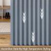 MIULEE Accordion Style Magnetic Folding Door Curtains for Doorways/Closet, Room Divider Pleated Drapes with Hooks for Interior Living Room/Bedroom/Open Closet, White, W42 x L78 inches, 1 Panel(Blue)