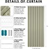 MIULEE Accordion Style Magnetic Folding Door Curtains for Doorways/Closet, Room Divider Pleated Drapes with Hooks for Interior Living Room/Bedroom/Open Closet, White, W42 x L78 inches, 1 Panel(Sage Green)
