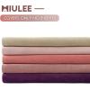 MIULEE Beige Couch Pillow Covers 18×18 Inch, Set of 2 Soft Chenille Decorative Square Throw Pillow Covers Farmhouse for Sofa Living Room Bed(Blush Pink)