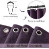 MIULEE Beige Scalloped Shower Curtain Linen Textured with 12 Metal Hooks Cute Heavy Duty Washable Waterproof Neutral Thick Cloth Shower Curtains with Black Border for Bathroom Bathtub,W72*L72 Cream(Purple)