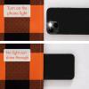 MIULEE Buffalo Plaid Blackout Curtains for Christmas 84 Inches Long Thermal Insulated Window Drapes with Printed Plaid for Living Room 2 Panels 52 Inch by 84 Inch Red and White(Orange and Black)