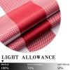 MIULEE Buffalo Plaid Blackout Curtains for Christmas 84 Inches Long Thermal Insulated Window Drapes with Printed Plaid for Living Room 2 Panels 52 Inch by 84 Inch Red and White(Red and White)
