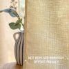 MIULEE Burgundy Red Faux Linen Textured Semi Sheer Curtains for Bedroom Living Room 84 Inches Length 2 Panels Set Grommet Light Filtering Privacy Curtains Drapes Room Christmas Decor Window Treatment(Tan Brown)
