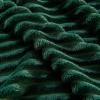 MIULEE Burnt Orange Fleece Blanket, Durable Plush Fuzzy Extra Soft Warm Cozy Striped Flannel Fall Throw Blanket for Couch Sofa Bed 30″x40″(Army Green)