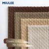 MIULEE Burnt Orange Throw Pillow Covers Soft Couch Decorative Set of 4 Boho Striped Cushion Covers Corduroy Pillowcase Farmhouse Home Decor for Couch Bed Sofa Living Room 18×18 Inch Yellow Orange(Brown)