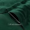 MIULEE Christmas Blackout Window Valance for Bedroom Kitchen Bathroom Living Room Darkening Rod Pocket Curtain Valance, Thermal Insulated Window Treatment 1 Panel, 52 x 18 Inches, Hunter Green(Hunter Green)