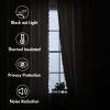 MIULEE Christmas Emerald Green Pom Pom Velvet Curtains for Bedroom/Living Room Darkening Thermal Insulating 84 Inches Long Blackout Curtain with Rod Pocket for Girls Room/Nursery/Home Theater Set of 2(Pure White)