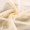 MIULEE Christmas Half Window Sheer Curtain Valance, Extra Wide Rod Pocket Voile Drape for Kitchen Cafe Bathroom Small Window One Panel 60 x 18 Inch Haute Red(Cream Beige)