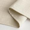 MIULEE Christmas Hunter Green Faux Linen Textured Curtains 84 Inch Length 2 Panels Set for Living Room Bedroom Farmhouse Burlap Weave Semi Sheer Grommet Top Light Filtering Window Drapes, W37xL84(Cream Beige)