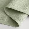 MIULEE Christmas Hunter Green Faux Linen Textured Curtains 84 Inch Length 2 Panels Set for Living Room Bedroom Farmhouse Burlap Weave Semi Sheer Grommet Top Light Filtering Window Drapes, W37xL84(Sage Green)