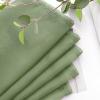 MIULEE Christmas Luxury Window Scarf Sheer Voile Elegant Topper Long Window Valance Solid Window Treatment Swags Drapes for Window Ceremony Wedding Canopy Bed 54″ x 216″ Maroon Red 1 Piece(Sage Green)