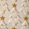 MIULEE Christmas Pillow Covers 18×18 Inch Set of 2, Beige Christmas Tree Plush Faux Fur Pillowcases Soft Decorative Throw Pillow Cases for Couch Sofa Living Room Winter Xmas Holiday Home Decor(Beige)
