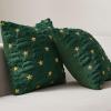 MIULEE Christmas Pillow Covers 18×18 Inch Set of 2, Beige Christmas Tree Plush Faux Fur Pillowcases Soft Decorative Throw Pillow Cases for Couch Sofa Living Room Winter Xmas Holiday Home Decor(Green)