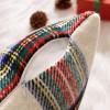 MIULEE Christmas Plaid Decorative Throw Pillow Covers Set of 2 Scottish Tartan Vintage Farmhouse Winter Cuhion Case Pillow Covers for Couch livingroom Sofa Bed Porch Home Decor 18x18inch Red(White)