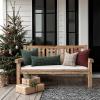 MIULEE Christmas Set of 2 Scottish Tartan Plaid Throw Pillow Covers Farmhouse Classic Decorative Outdoor Square Cushion Cases for Decor Sofa Couch 18×18 Inch, Green(Green)