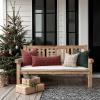 MIULEE Christmas Set of 2 Scottish Tartan Plaid Throw Pillow Covers Farmhouse Classic Decorative Outdoor Square Cushion Cases for Decor Sofa Couch 18×18 Inch, Green(Red)