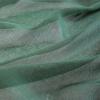 MIULEE Dark Green Sheer Curtains 36 inch Length 2 Panels Kitchen Window Curtains Over Sink, Christmas Short Small Tiers for Bathroom Cafe Linen Textured Light Filtering Half Curtain Rod Pocket Decor(Dark Green)