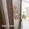 MIULEE Dark Green Sheer Curtains 36 inch Length 2 Panels Kitchen Window Curtains Over Sink, Christmas Short Small Tiers for Bathroom Cafe Linen Textured Light Filtering Half Curtain Rod Pocket Decor(Chocolate Brown)
