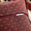 MIULEE Decorative Burlap Linen Throw Pillows Covers 18×18 Inch Christmas Olive Green Spring Vintage Couch Pillow Covers Modern Farmhouse Pillowcase Woven Textured Cushion Cases for Sofa Bed Livingroom(Wine Red)