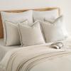 MIULEE Decorative Couch Pillow Covers Neutral Linen Fringe Throw Pillows Set of 4 Soft Rustic Cushions Boho Farmhouse Pillowcases for Bed Sofa Living Room Home Decor 18×18 Inch Beige/Brown/Green(Neutral Beige)