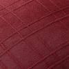 MIULEE Decorative Linen Check Throw Pillow Covers Neutral Farmhouse Vintage Christmas Pillow Covers 20×20 Set of 2 Boho Modern Home Decor for Sofa Couch Bedroom Cushion Dark Olive Green(Burgundy)